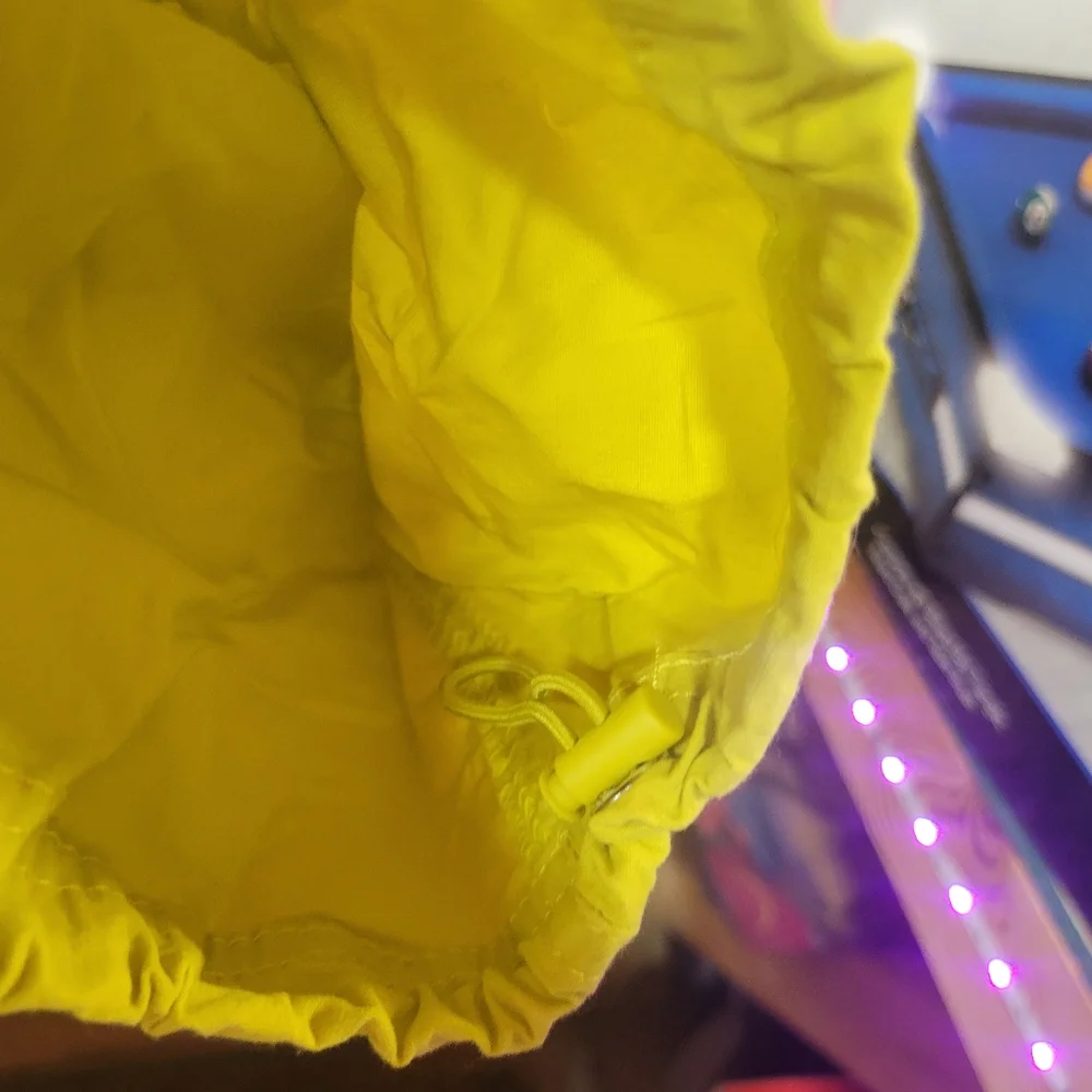 Happily Grey Women's‎ Parachute Cargo Pants in Yellow Size Medium - Picture 3 of 8